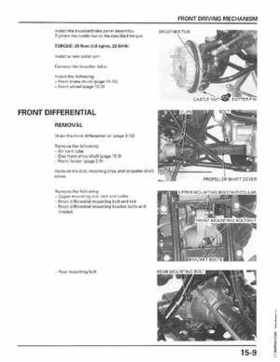 1998-2001 Honda Fourtrax Foreman TRX450S, TRX450ES Factory Service Manual, Page 295