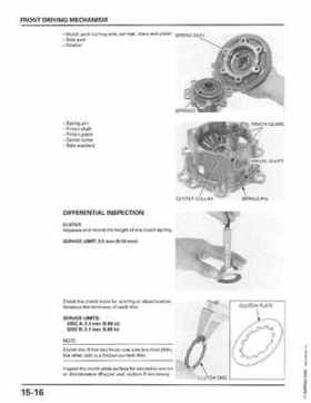 1998-2001 Honda Fourtrax Foreman TRX450S, TRX450ES Factory Service Manual, Page 302