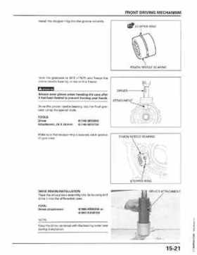 1998-2001 Honda Fourtrax Foreman TRX450S, TRX450ES Factory Service Manual, Page 307