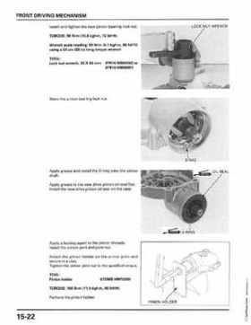 1998-2001 Honda Fourtrax Foreman TRX450S, TRX450ES Factory Service Manual, Page 308