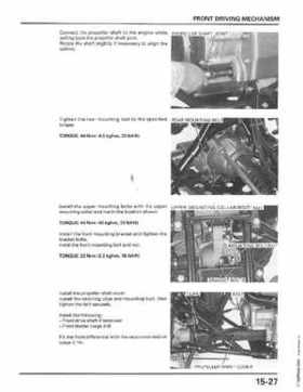 1998-2001 Honda Fourtrax Foreman TRX450S, TRX450ES Factory Service Manual, Page 313