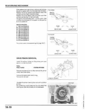 1998-2001 Honda Fourtrax Foreman TRX450S, TRX450ES Factory Service Manual, Page 324