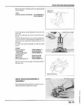 1998-2001 Honda Fourtrax Foreman TRX450S, TRX450ES Factory Service Manual, Page 325