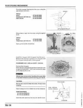 1998-2001 Honda Fourtrax Foreman TRX450S, TRX450ES Factory Service Manual, Page 328