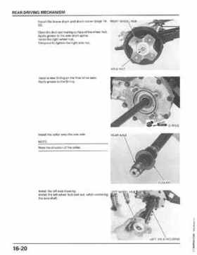 1998-2001 Honda Fourtrax Foreman TRX450S, TRX450ES Factory Service Manual, Page 334