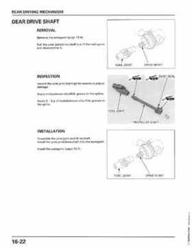 1998-2001 Honda Fourtrax Foreman TRX450S, TRX450ES Factory Service Manual, Page 336