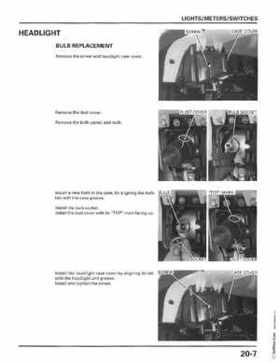 1998-2001 Honda Fourtrax Foreman TRX450S, TRX450ES Factory Service Manual, Page 371