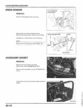 1998-2001 Honda Fourtrax Foreman TRX450S, TRX450ES Factory Service Manual, Page 376