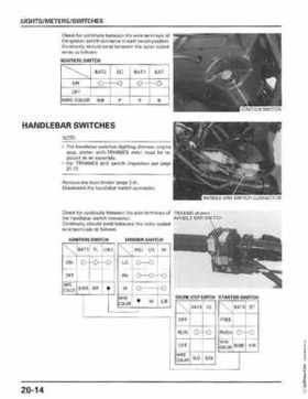 1998-2001 Honda Fourtrax Foreman TRX450S, TRX450ES Factory Service Manual, Page 378