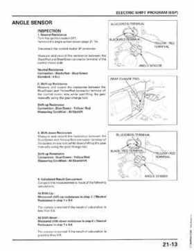 1998-2001 Honda Fourtrax Foreman TRX450S, TRX450ES Factory Service Manual, Page 395