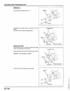 1998-2001 Honda Fourtrax Foreman TRX450S, TRX450ES Factory Service Manual, Page 396