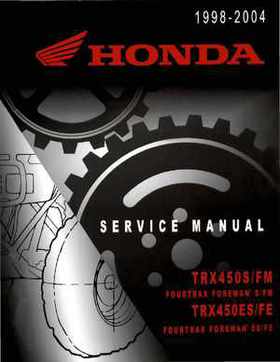 1998-2004 Honda Foreman 450 factory service manual, Page 1