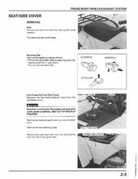 1998-2004 Honda Foreman 450 factory service manual, Page 47