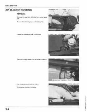 1998-2004 Honda Foreman 450 factory service manual, Page 102