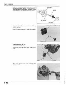 1998-2004 Honda Foreman 450 factory service manual, Page 108