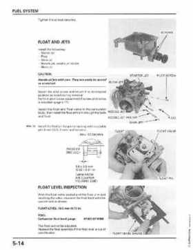 1998-2004 Honda Foreman 450 factory service manual, Page 112