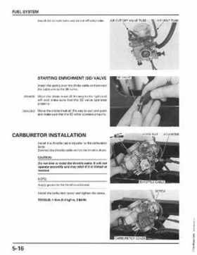 1998-2004 Honda Foreman 450 factory service manual, Page 114