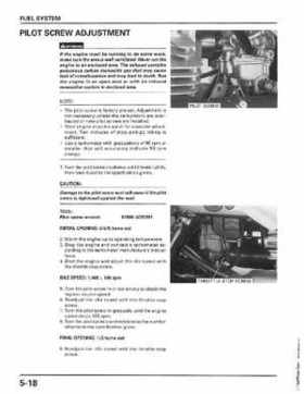 1998-2004 Honda Foreman 450 factory service manual, Page 116