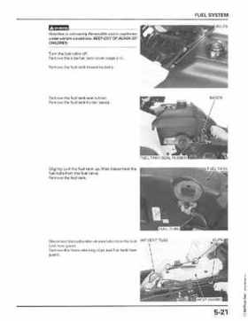 1998-2004 Honda Foreman 450 factory service manual, Page 119