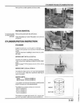 1998-2004 Honda Foreman 450 factory service manual, Page 151