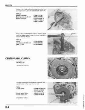 1998-2004 Honda Foreman 450 factory service manual, Page 166