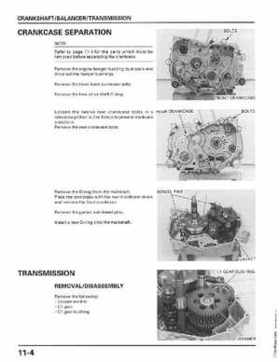 1998-2004 Honda Foreman 450 factory service manual, Page 213