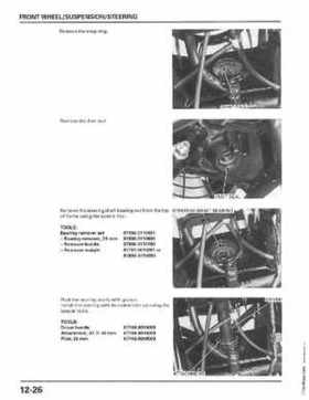 1998-2004 Honda Foreman 450 factory service manual, Page 256