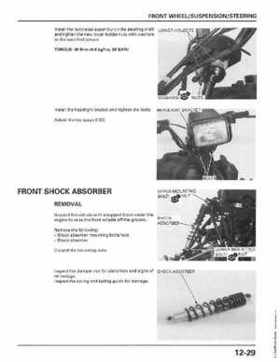 1998-2004 Honda Foreman 450 factory service manual, Page 259