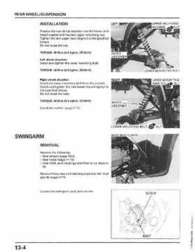 1998-2004 Honda Foreman 450 factory service manual, Page 265