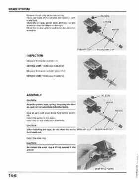 1998-2004 Honda Foreman 450 factory service manual, Page 278