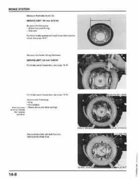 1998-2004 Honda Foreman 450 factory service manual, Page 280