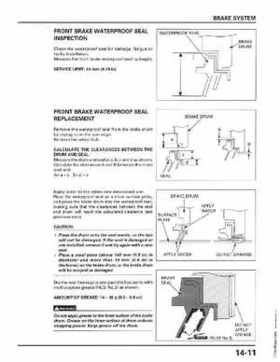 1998-2004 Honda Foreman 450 factory service manual, Page 283
