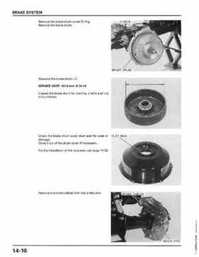 1998-2004 Honda Foreman 450 factory service manual, Page 288