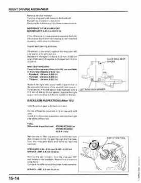 1998-2004 Honda Foreman 450 factory service manual, Page 311