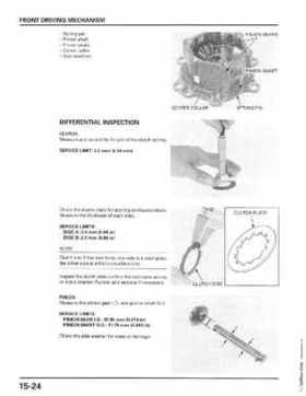 1998-2004 Honda Foreman 450 factory service manual, Page 321