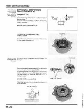 1998-2004 Honda Foreman 450 factory service manual, Page 323