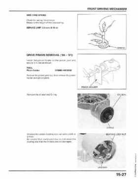 1998-2004 Honda Foreman 450 factory service manual, Page 324