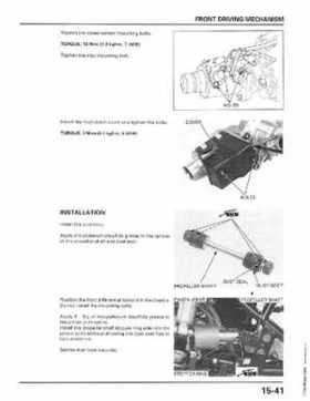 1998-2004 Honda Foreman 450 factory service manual, Page 338