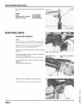 1998-2004 Honda Foreman 450 factory service manual, Page 347