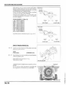 1998-2004 Honda Foreman 450 factory service manual, Page 351