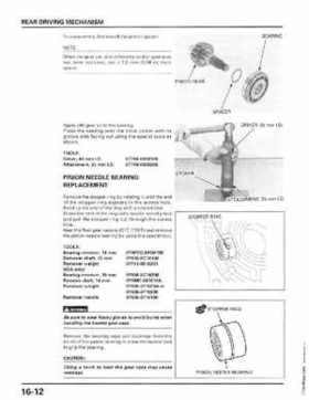 1998-2004 Honda Foreman 450 factory service manual, Page 353