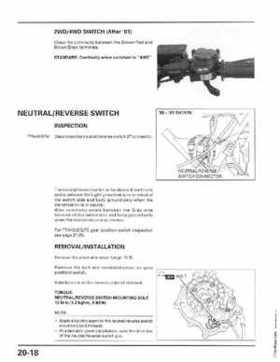 1998-2004 Honda Foreman 450 factory service manual, Page 409