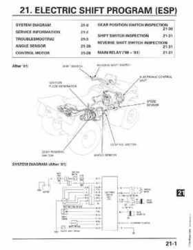 1998-2004 Honda Foreman 450 factory service manual, Page 413