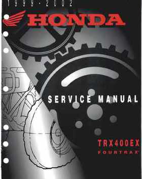 1999-2002 TRX400EX Fourtrax Service Manual, Page 1
