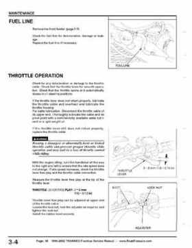 1999-2002 TRX400EX Fourtrax Service Manual, Page 38
