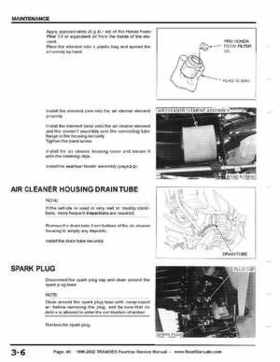 1999-2002 TRX400EX Fourtrax Service Manual, Page 40