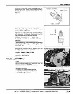 1999-2002 TRX400EX Fourtrax Service Manual, Page 41