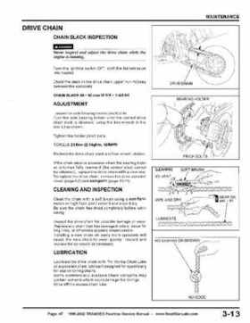 1999-2002 TRX400EX Fourtrax Service Manual, Page 47