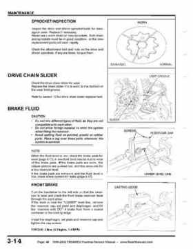 1999-2002 TRX400EX Fourtrax Service Manual, Page 48