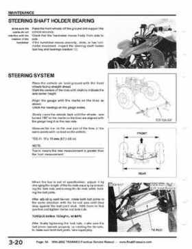 1999-2002 TRX400EX Fourtrax Service Manual, Page 54